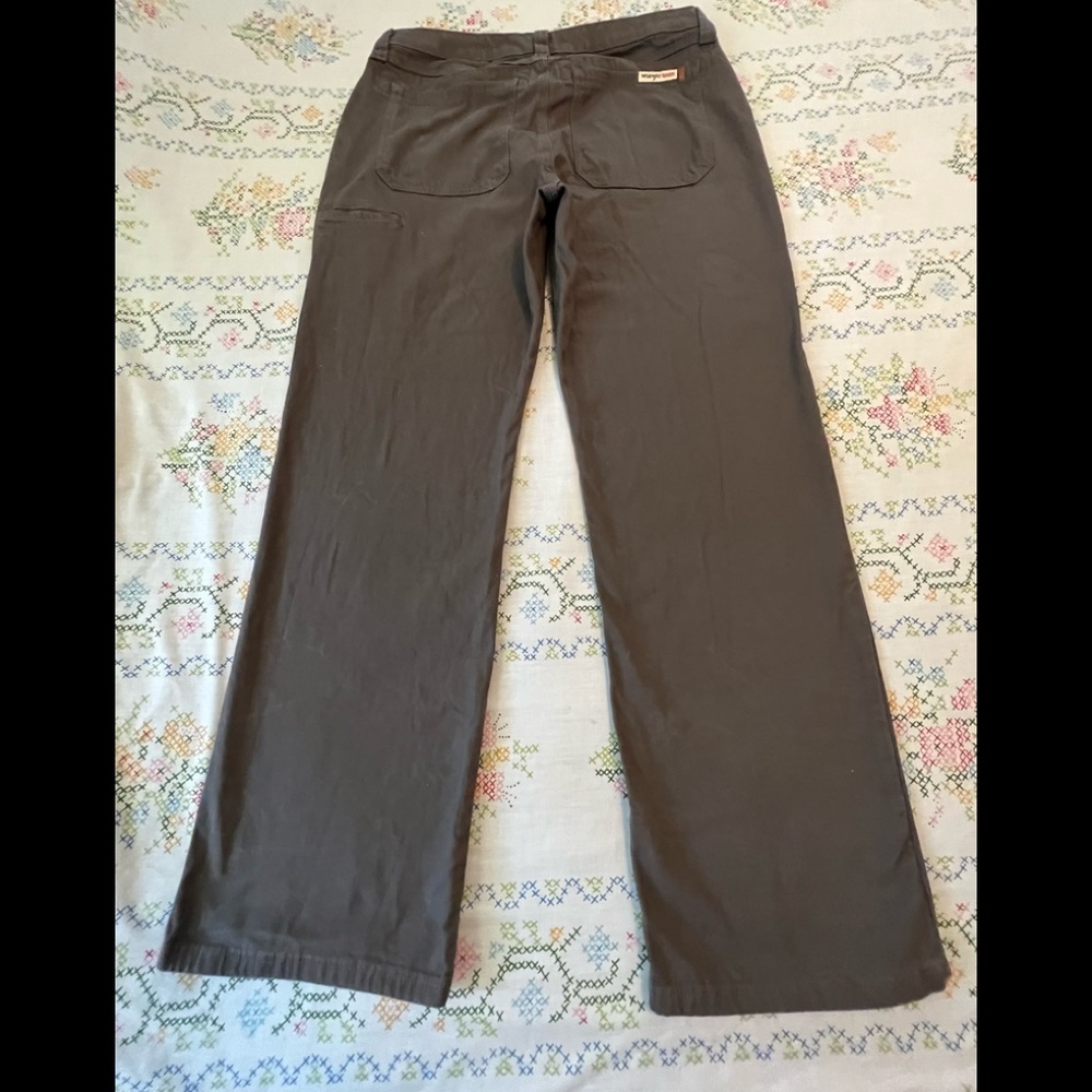 Women's Wrangler RIGGS Workwear Grey Canvas Work Jeans